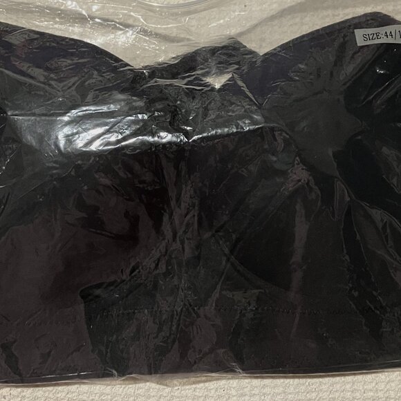 NWT 2 BESMISEEA Deep Cup BRAS Hide Back Fat w/SHAPEWARE inc. NUDE/BLACK SZ 44C - Picture 8 of 8